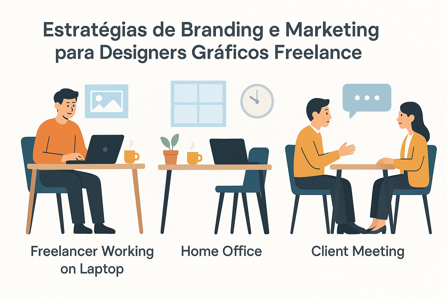 Ilustración sobre branding marketing designers graficos freelance