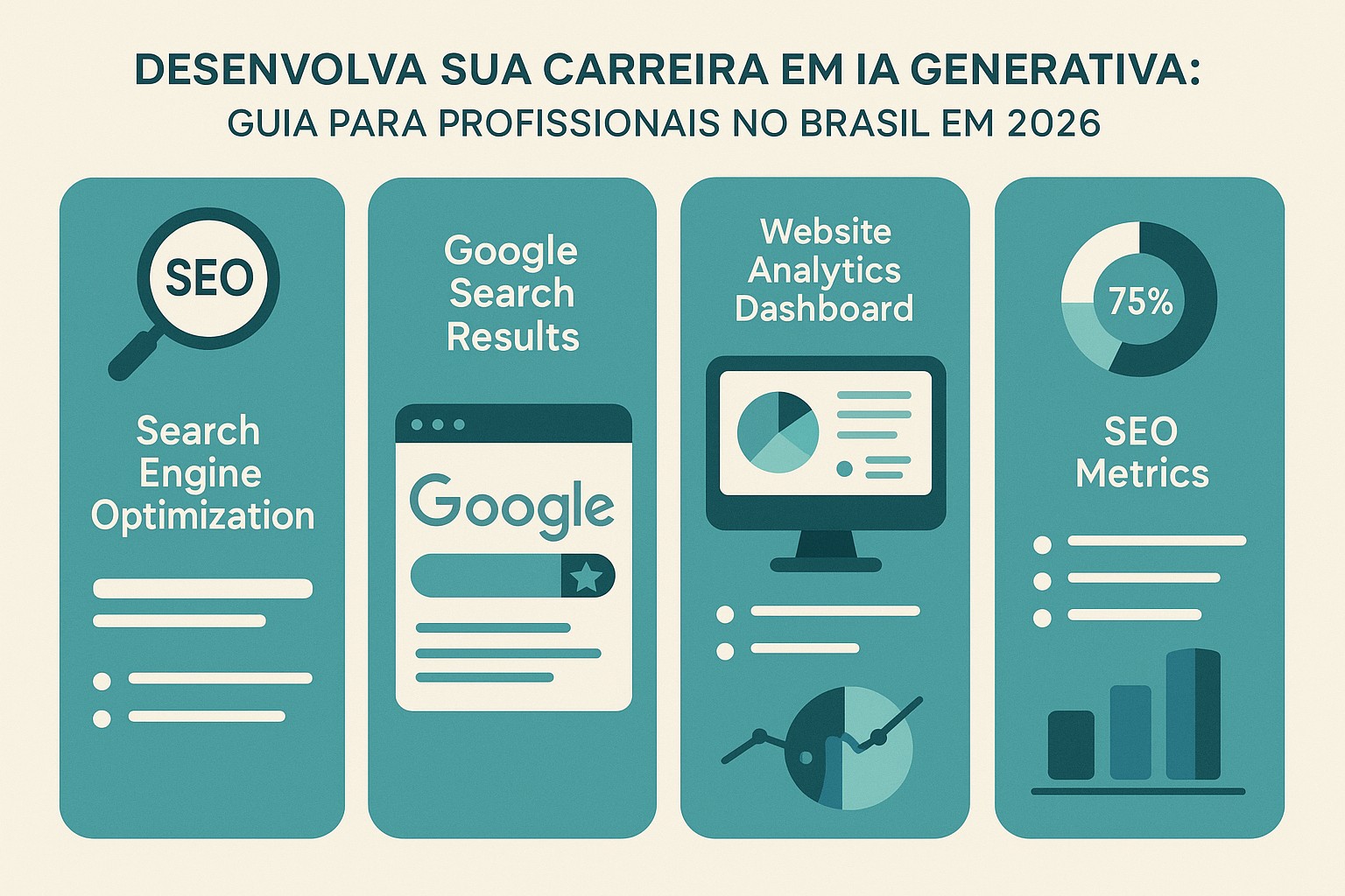 Infografia: Desenvolva Sua Carreira em IA Generativa: Guia para Profissionais no Brasil em 2026