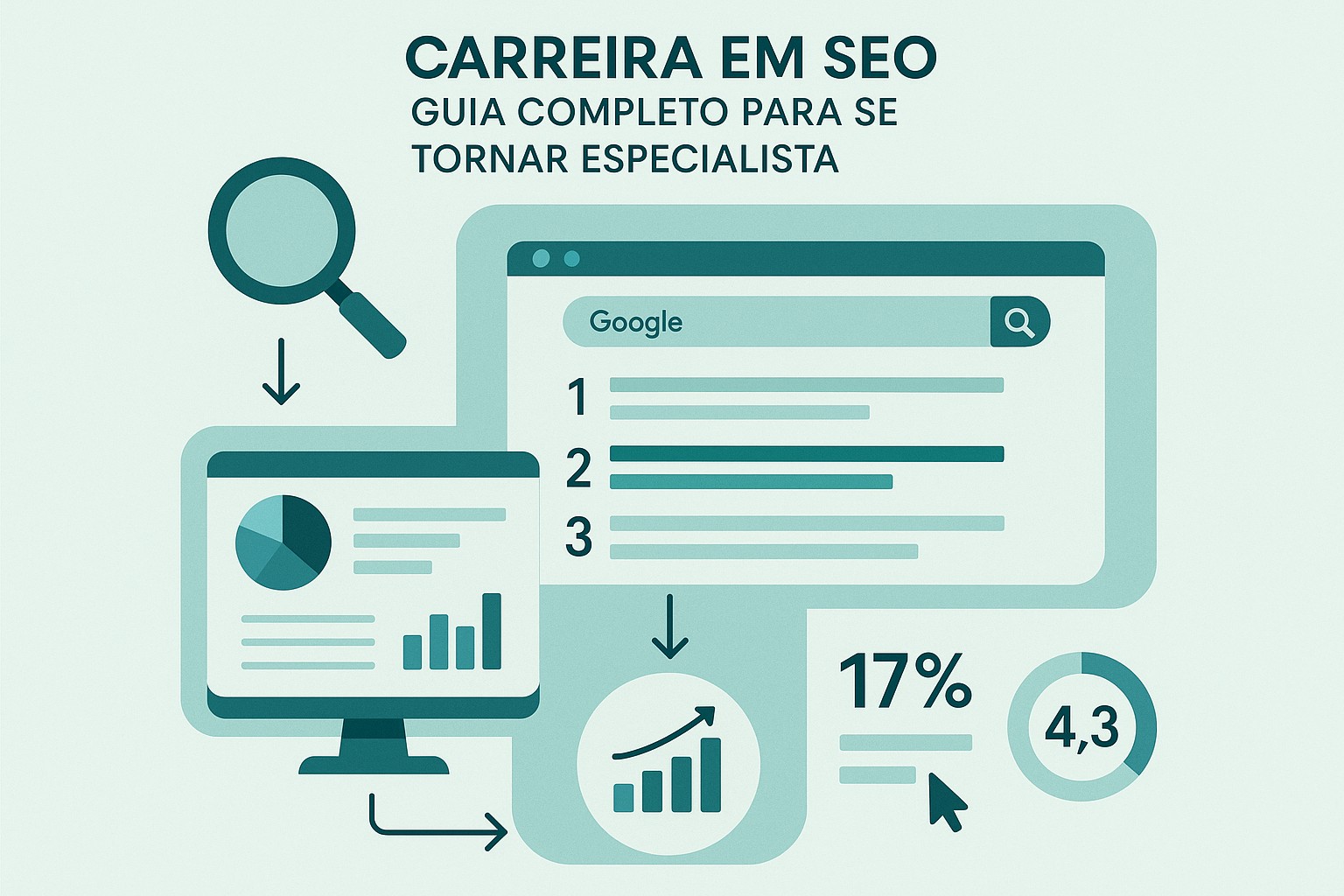 Infografía: carreira seo guia completo