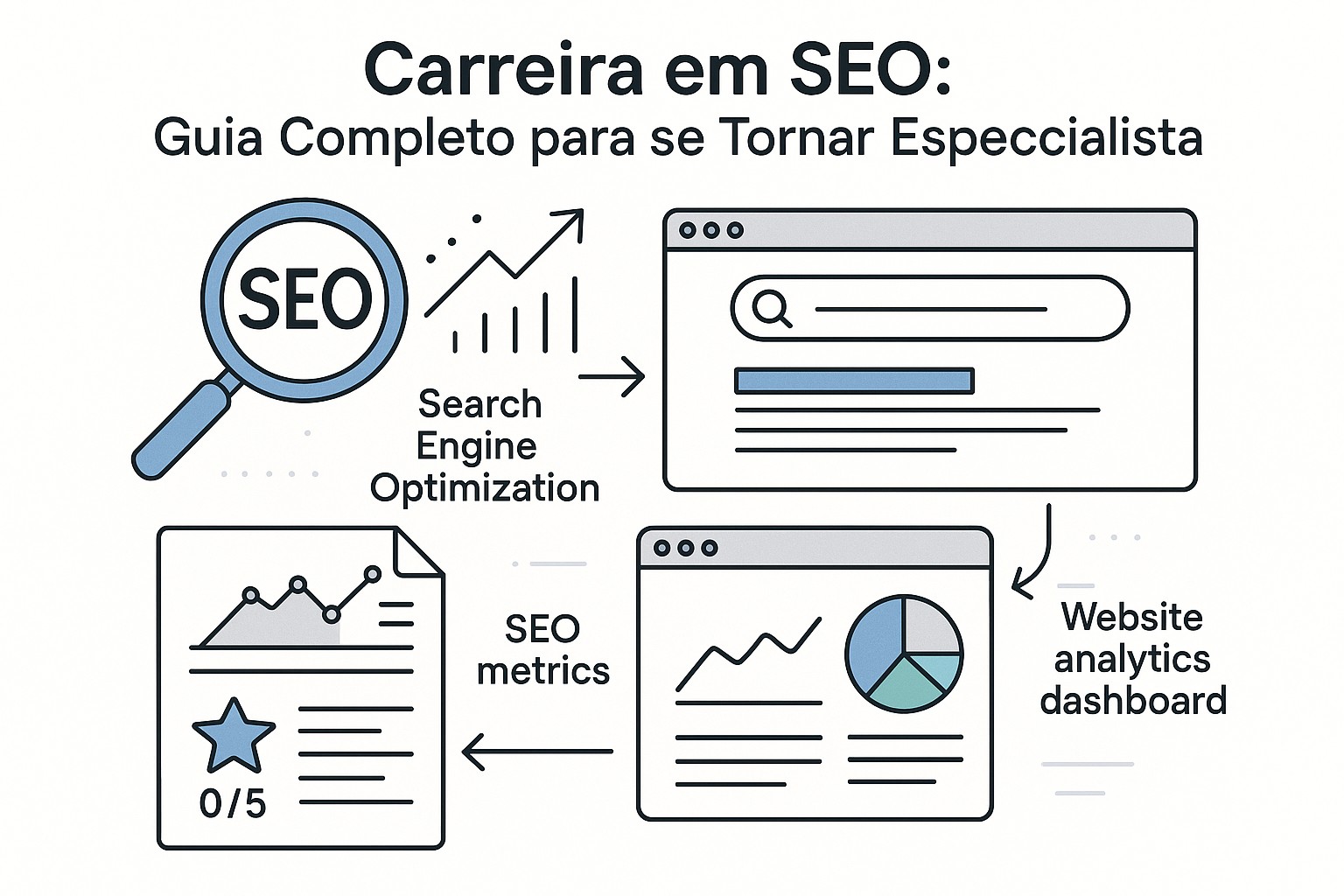 Perfil do especialista em SEO 2026: competências técnicas, ferramentas e tipos de empregadores no Brasil