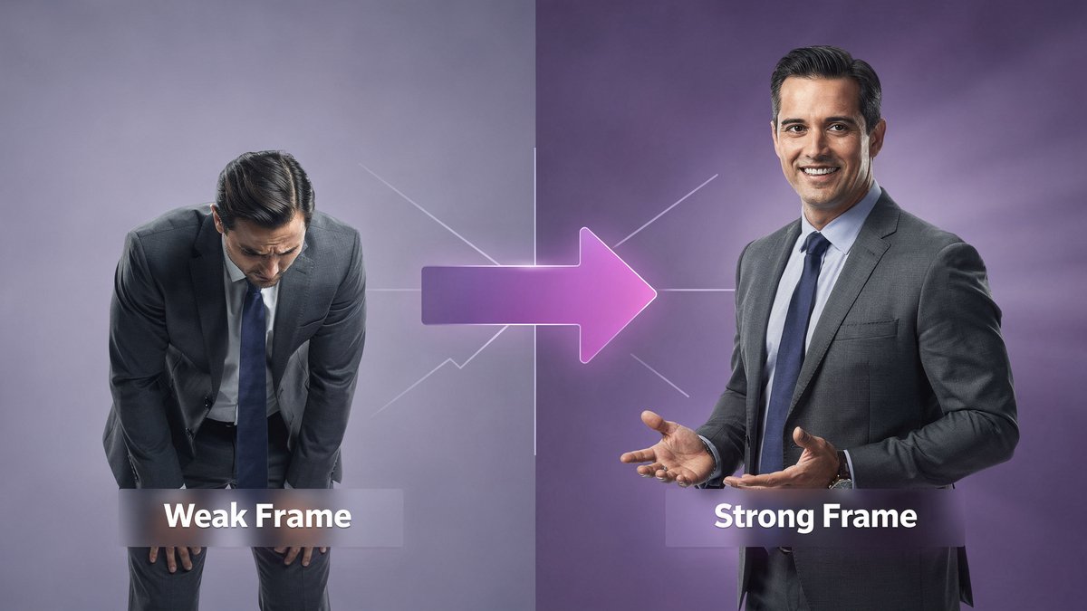 Controle de marco em conversas de vendas de alto valor