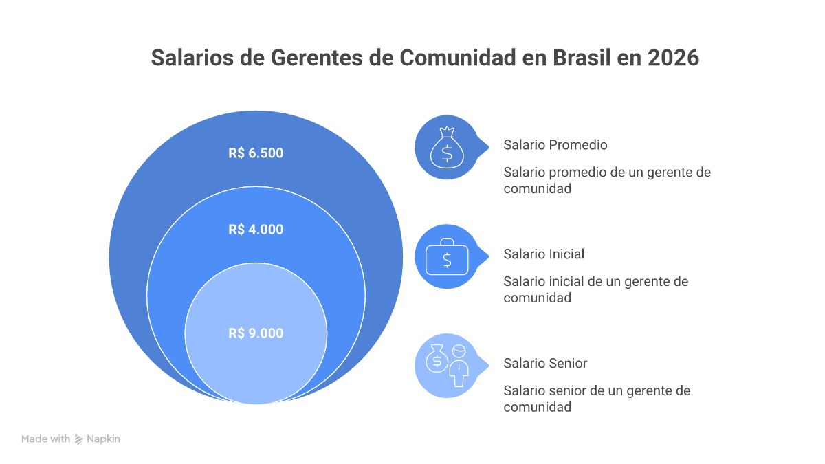 Infográfico mostrando os 5 pilares do Community Manager de sucesso em 2026: Estratégia, Engajamento, Análise de Dados, Gestão de Crises e Advocacia da Marca, com ícones representando cada pilar.