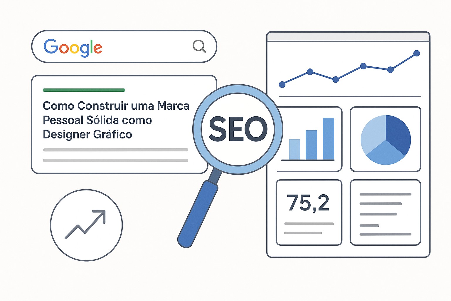 Ilustración sobre construir marca pessoal designers