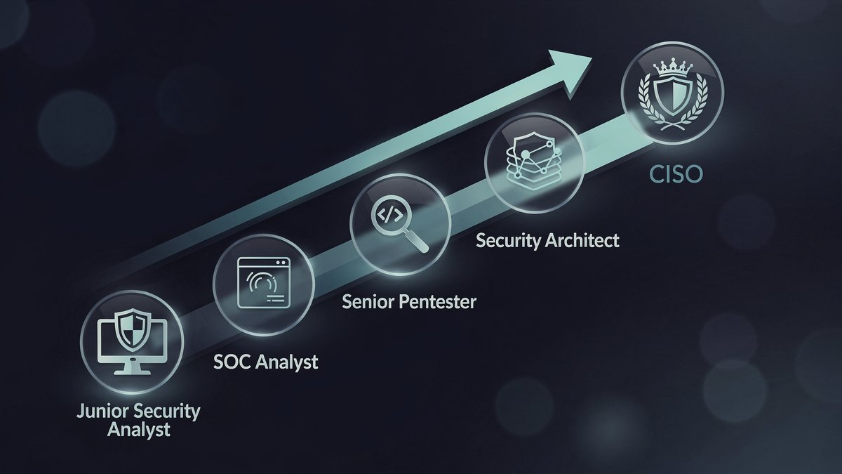 Trajetória de carreira em cibersegurança: de Analista Júnior a CISO
