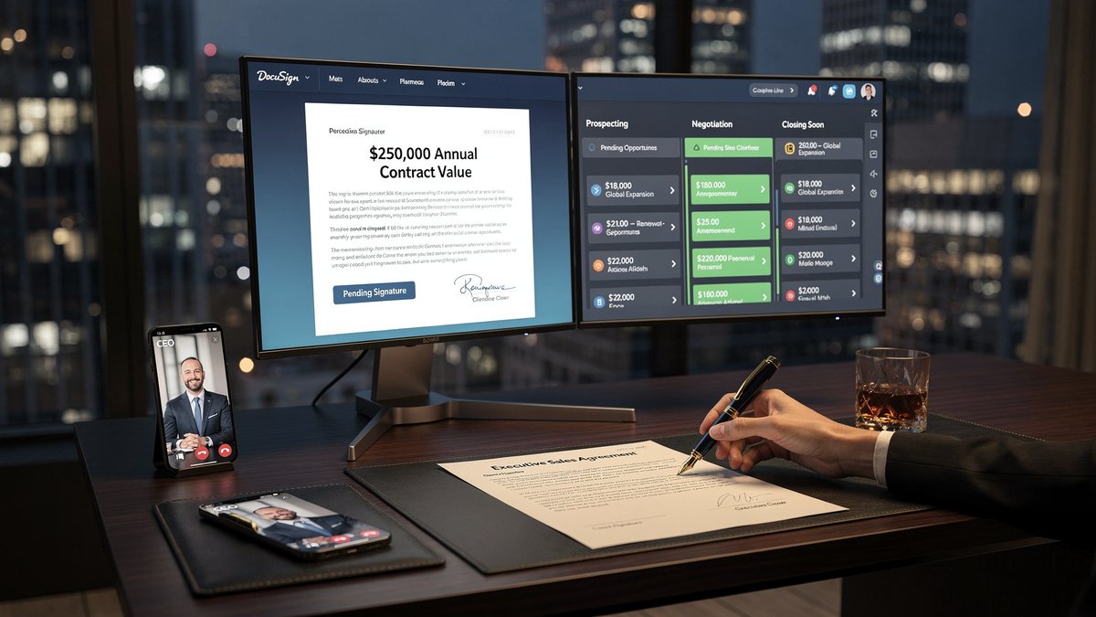 Closer de vendas profissional em sessão de fechamento high-ticket