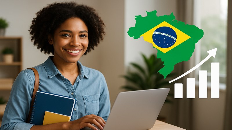 Profissional de saúde utilizando um tablet para uma consulta de telemedicina, representando a tecnologia no setor.