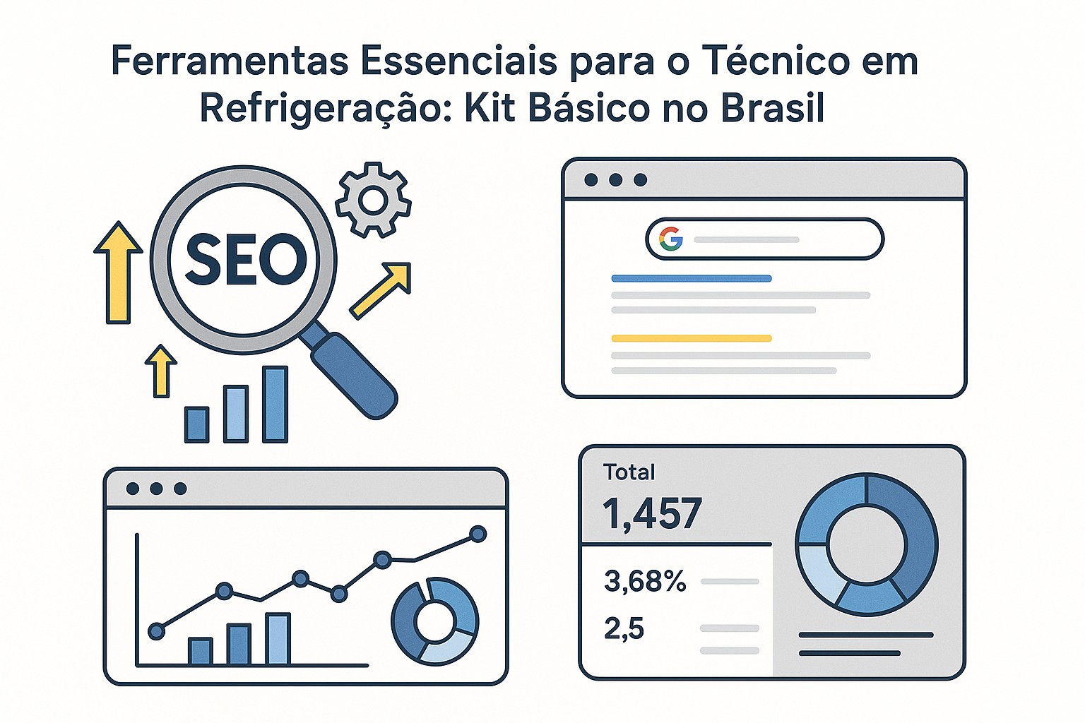 Técnico de refrigeração utilizando um manifold digital para verificar as pressões do sistema