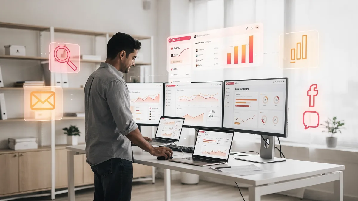 Cursos de Marketing Digital Online 2026: SEO, Redes, Email e Mais