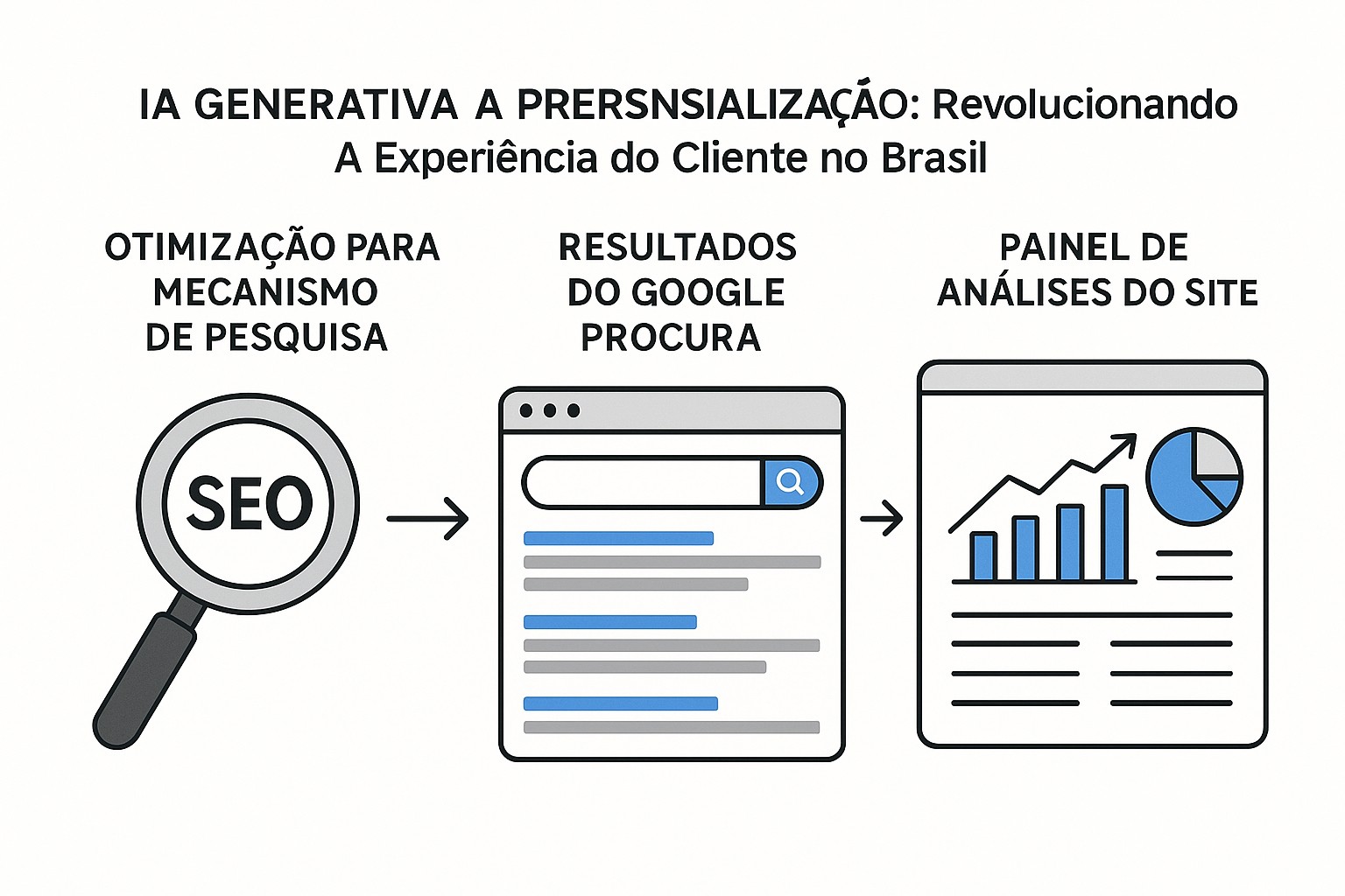 Diagrama de personalização com IA: análise de comportamento, segmentação dinâmica e recomendações em tempo real