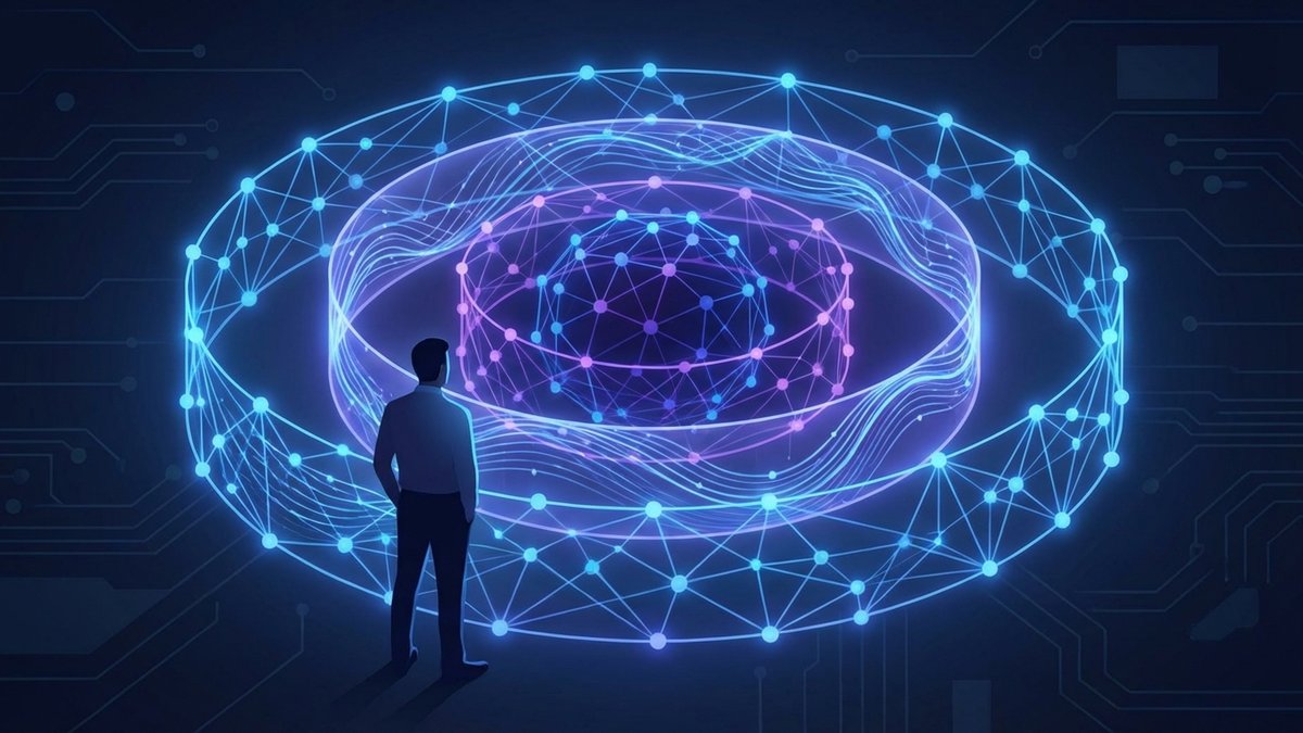Diagrama conceitual IA vs Machine Learning vs Deep Learning: DL é subconjunto de ML e ML é subconjunto de IA (DL ⊂ ML ⊂ IA).