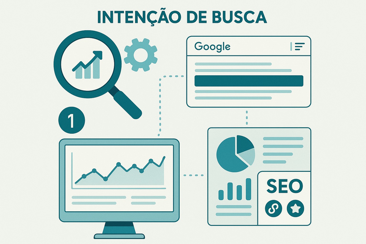 Infografía: intencao de busca otimizacao