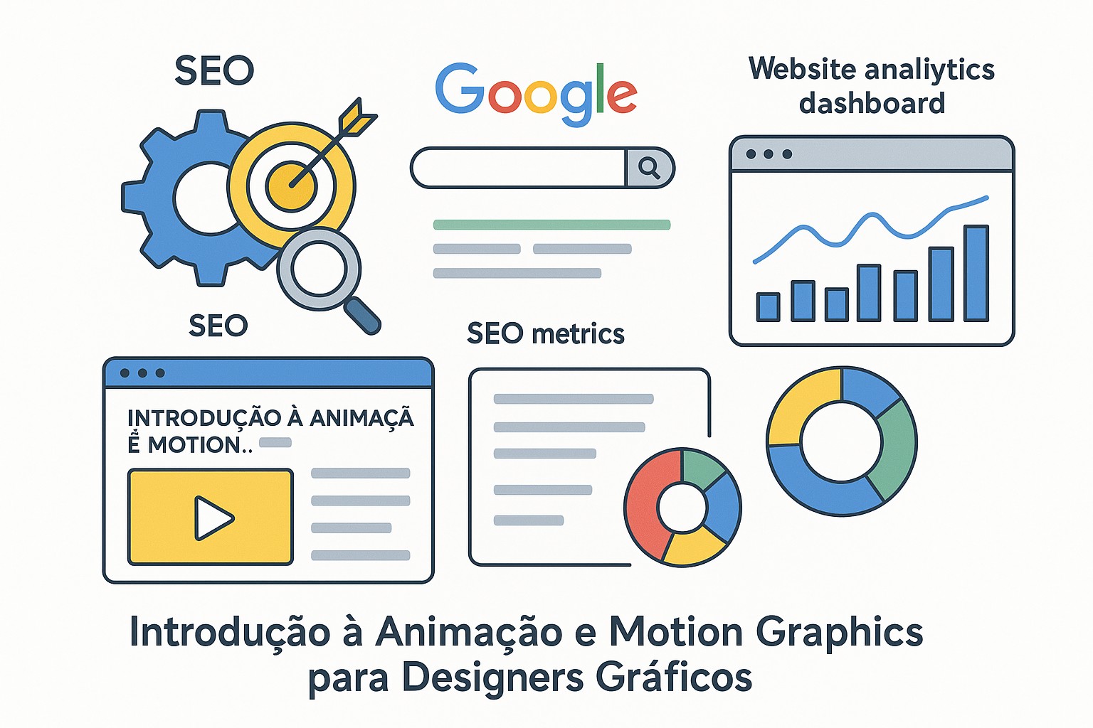 Ilustración sobre introducao animacao motion graphics