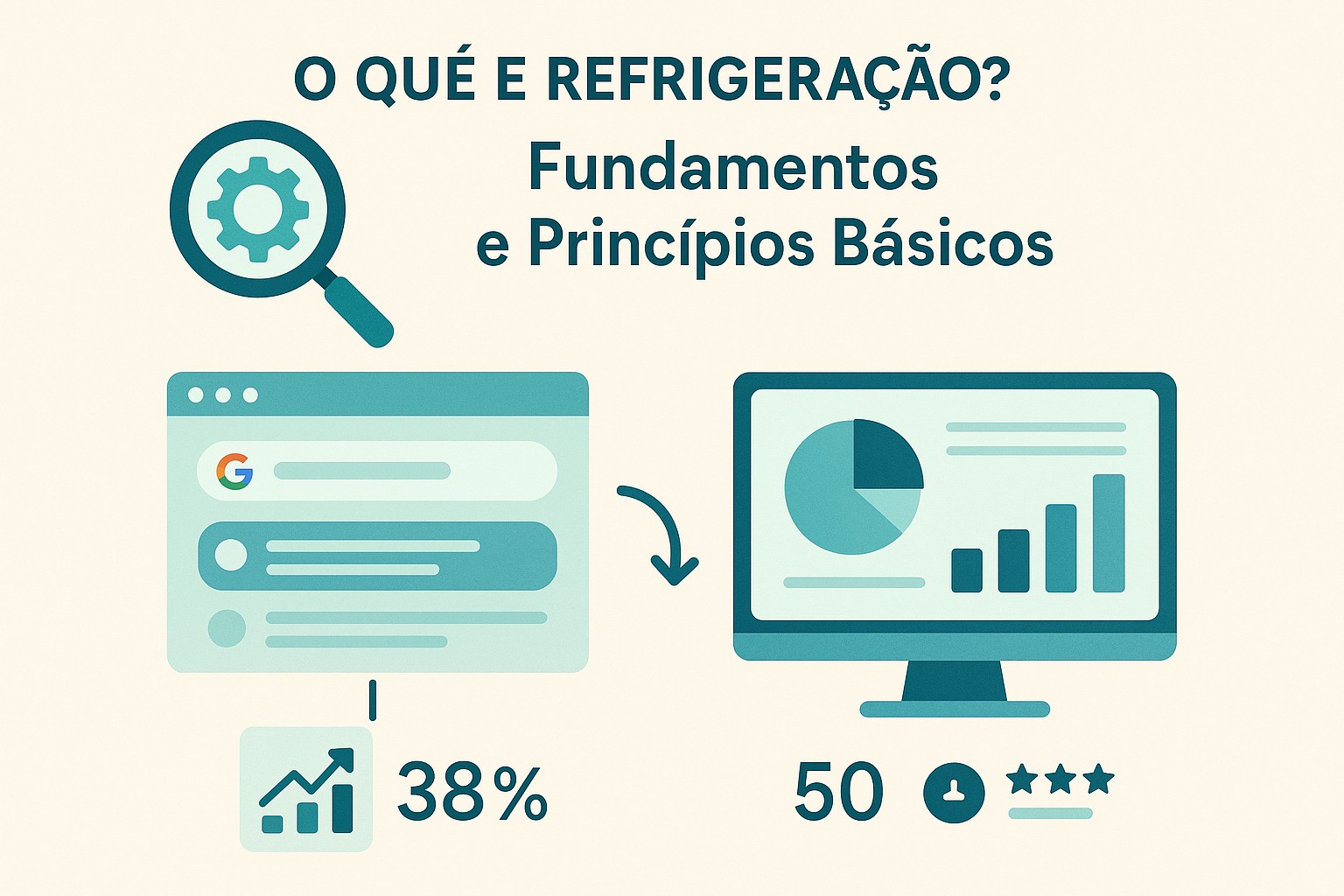 Infografía: conceitos chave de O Que é Refrigeração? Fundamentos e Princípios Básicos