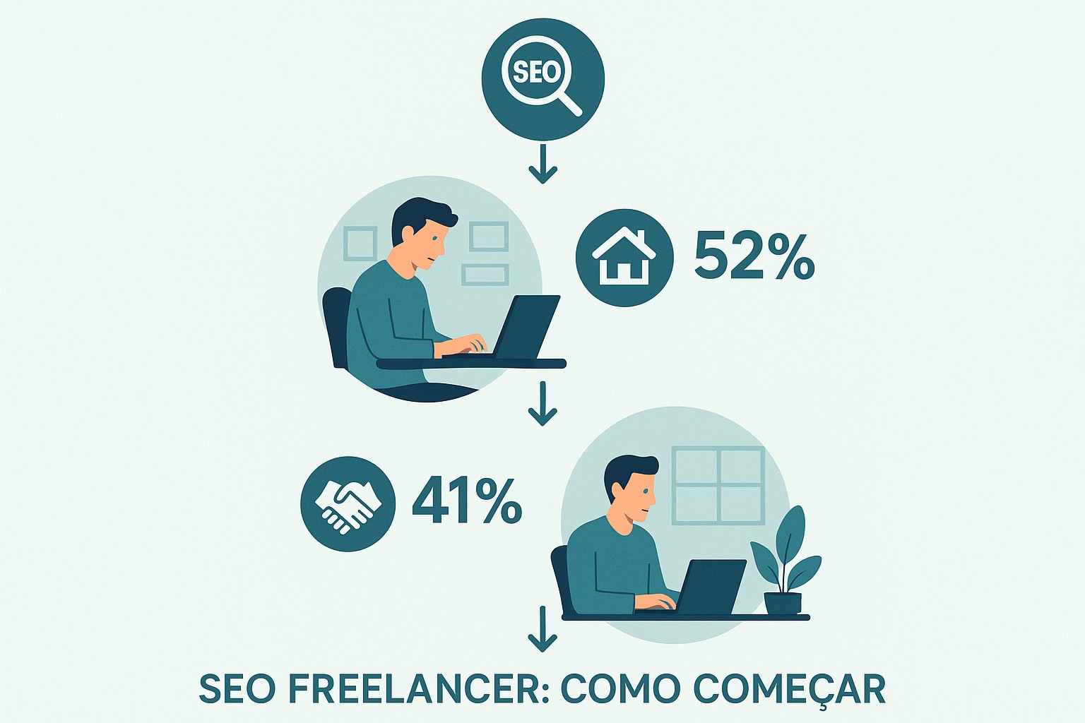 Infografía: seo freelancer como comecar