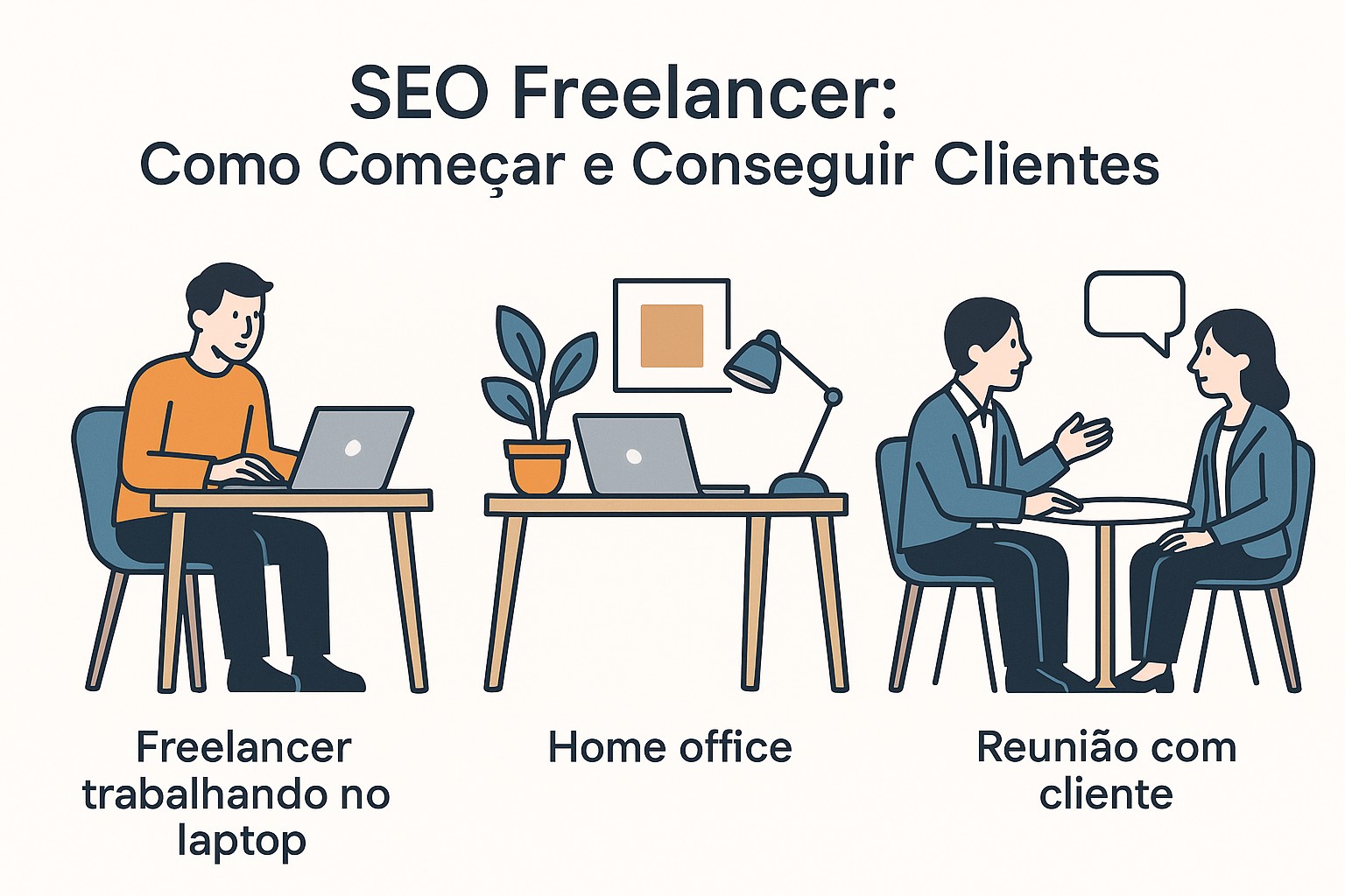 Mapa de início de carreira como freelancer de SEO: primeiros clientes, proposta de valor e tarifas iniciais