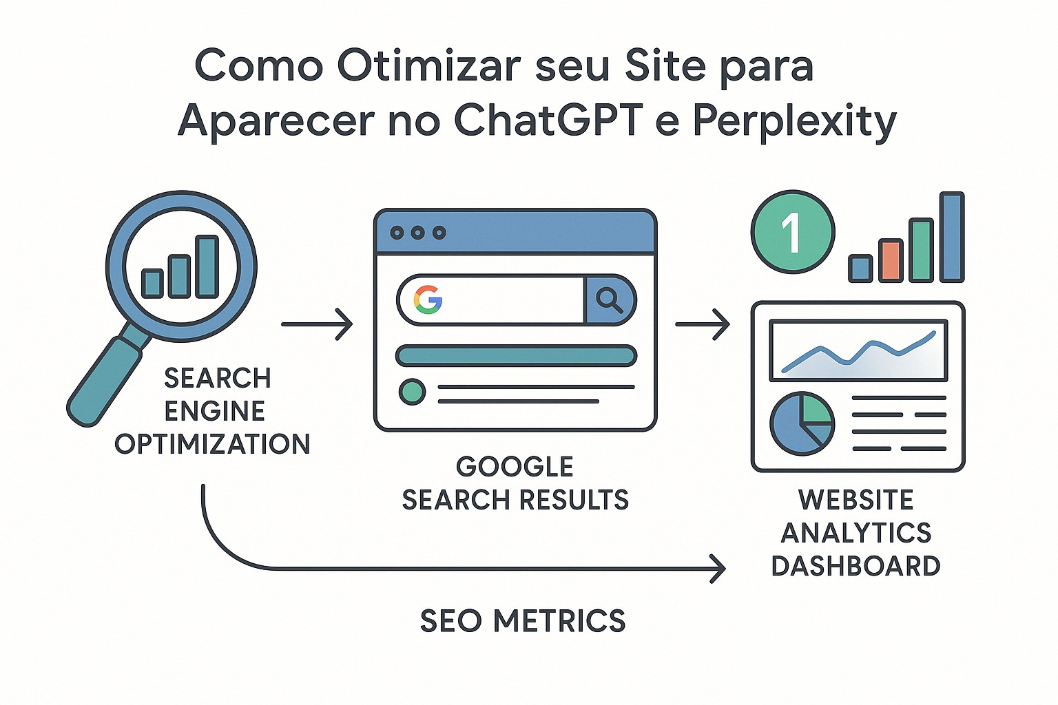 Comparativa de estrategias SEO para diferentes motores de IA: ChatGPT, Perplexity, Bing AI y Google SGE