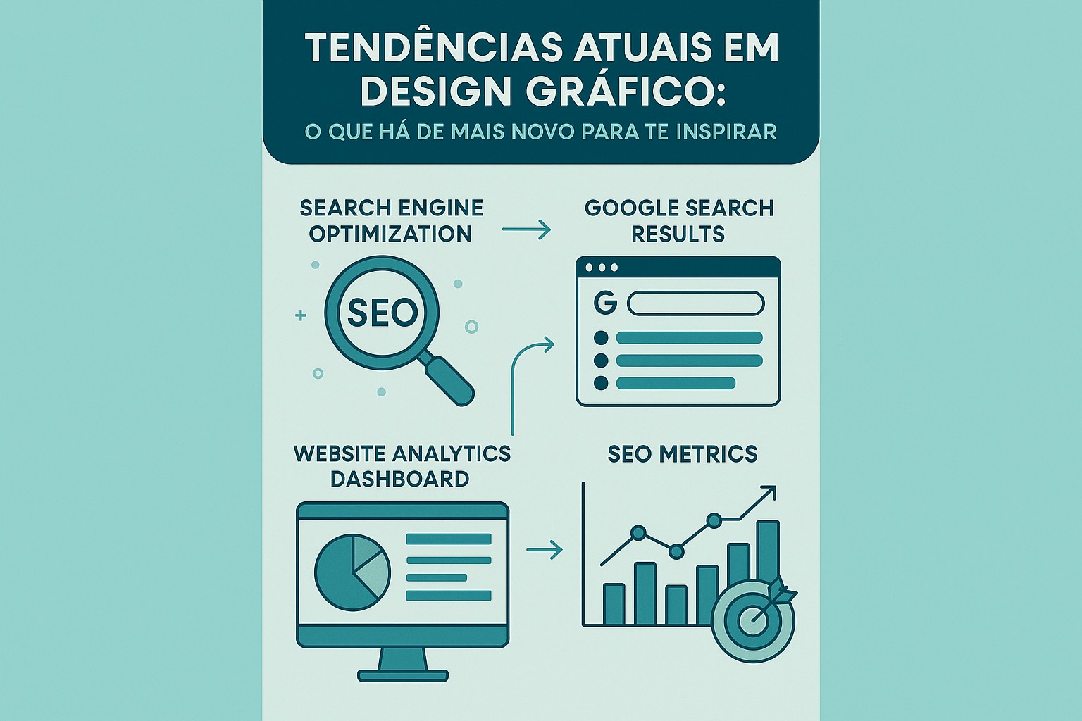 Infografía: conceitos chave de Tendências Atuais em Design Gráfico: O Que Há de Mais Novo para Te Inspirar