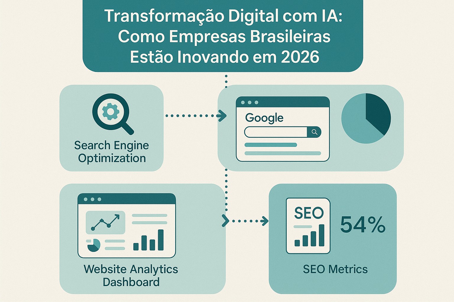 Infografia: Transformação Digital com IA: Como Empresas Brasileiras Estão Inovando em 2026